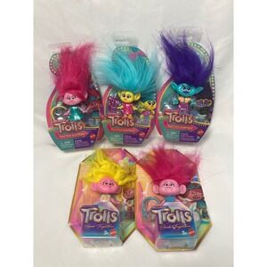 Trolls Fun Fair Surprise & Band Together Doll Lot of 5